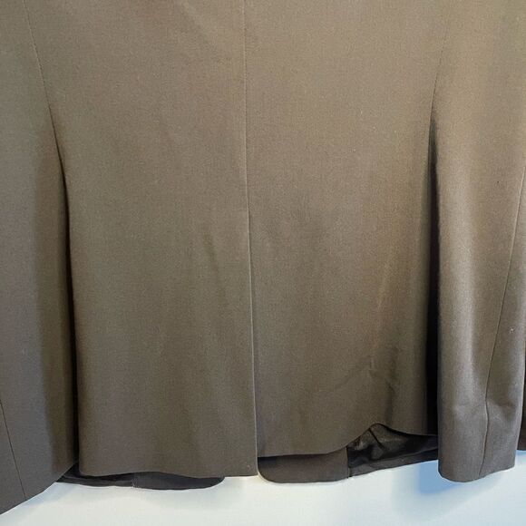 Elie Tahari Dark Brown Suit Jacket || SZ 12 - Picture 4 of 9